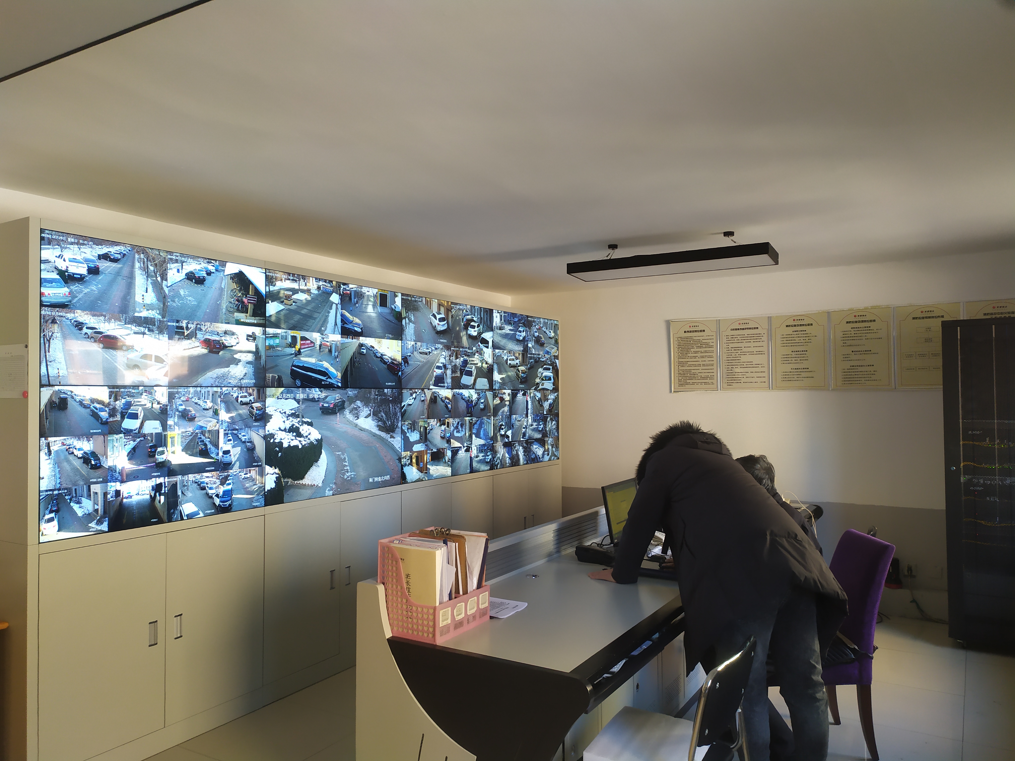 北京振远护卫中心视频监控系统、智能化弱电安防系统建设